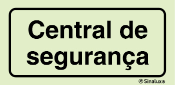 Sinal para instalações desportivas, Central de segurança