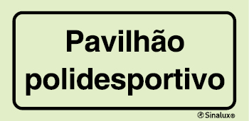 Sinal para instalações desportivas, Pavilhão polidesportivo