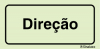 Sinal para instalações desportivas, Direção