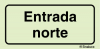 Sinal para instalações desportivas, Entrada Norte