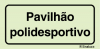 Sinal para instalações desportivas, Pavilhão polidesportivo