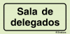 Sinal para instalações desportivas, Sala de delegados