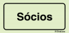 Sinal para instalações desportivas, Sócios